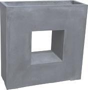 Fiber Clay Pots, Outdoor Pots, Garden Pots PS16 // Cream, Dark Grey, Light Grey,