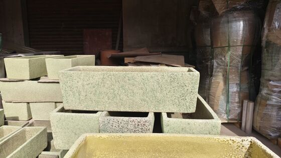 Outdoor Ceramic Pots Pottery planters GW7004 Set 4